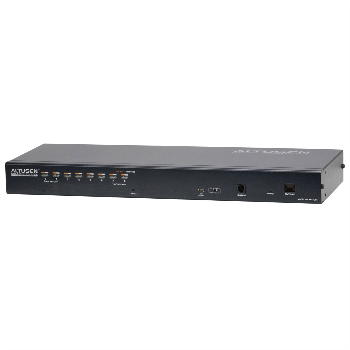 ATEN KH1508Ai Tastatur/Video/Maus (KVM)-Switch Rack-Einbau Schwarz