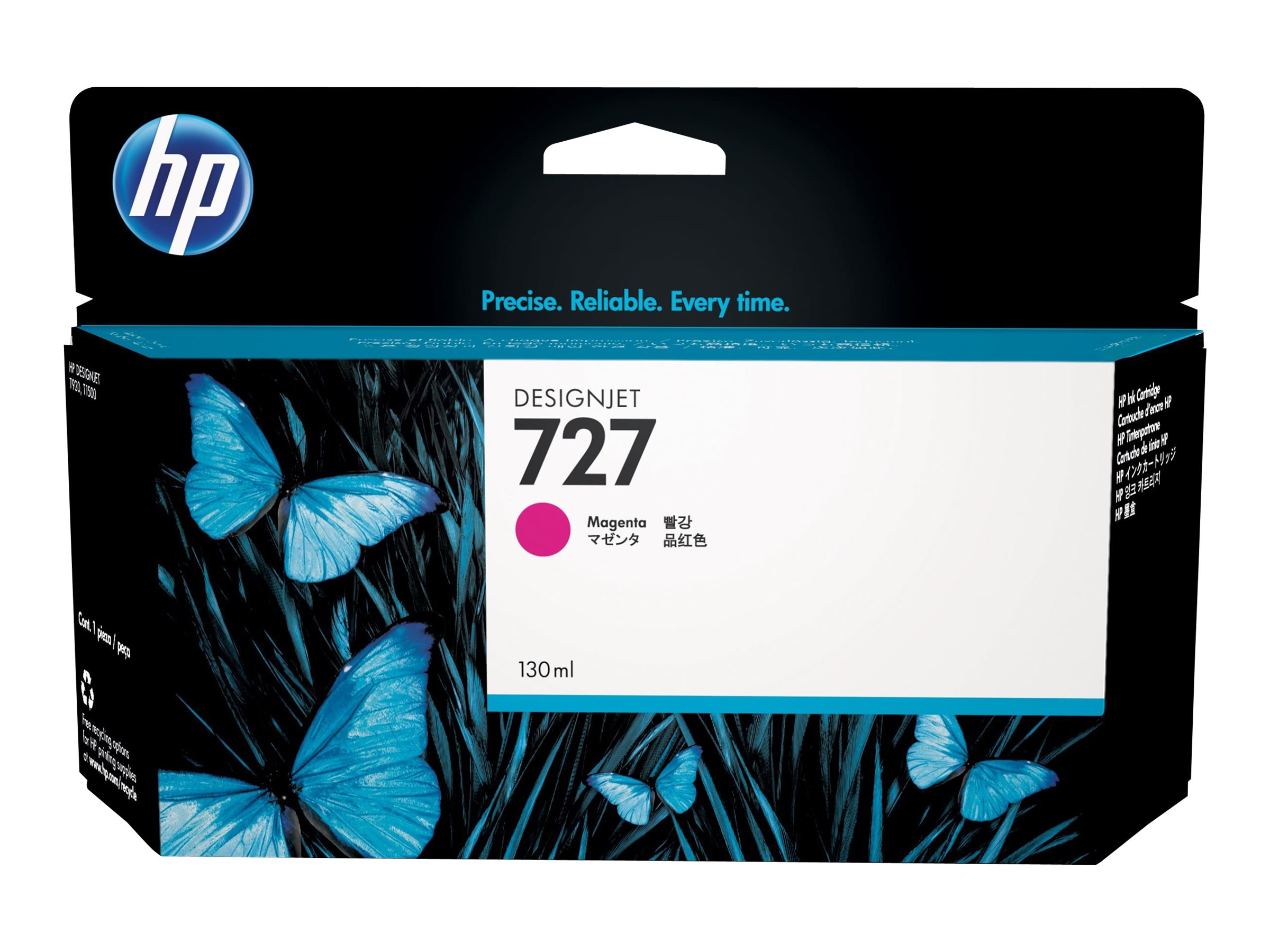 HP HP 727 - 130 ml - Dye-Based Magenta (B3P20A)