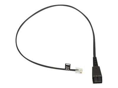 Jabra - Headset-Kabel - RJ-10 männlich zu Quick Disconnect männlich - holzkohlefarben  - für Jabra GN 2100, GN 2200 Duo, GN 2200 Mono