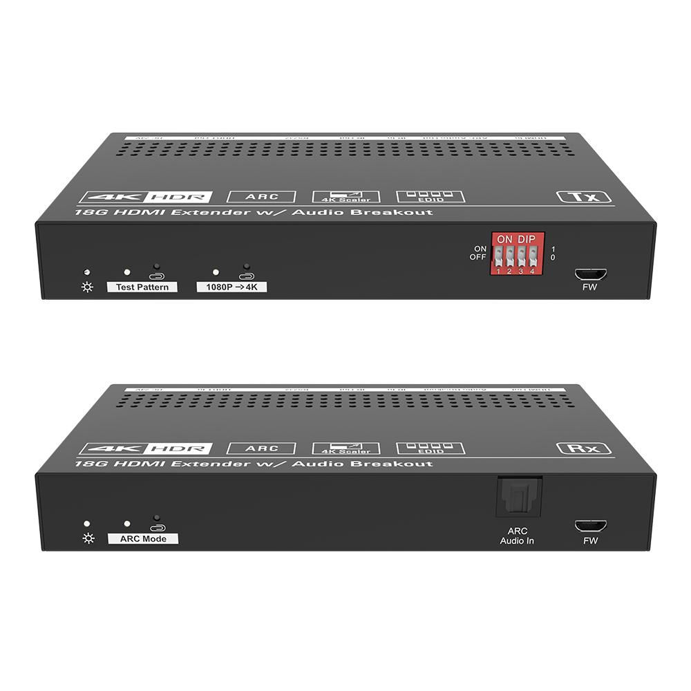 VivoLink HDBaseT Extender kit 70m/w Audio Breakout - 18 Gbps, Ansicht 3
