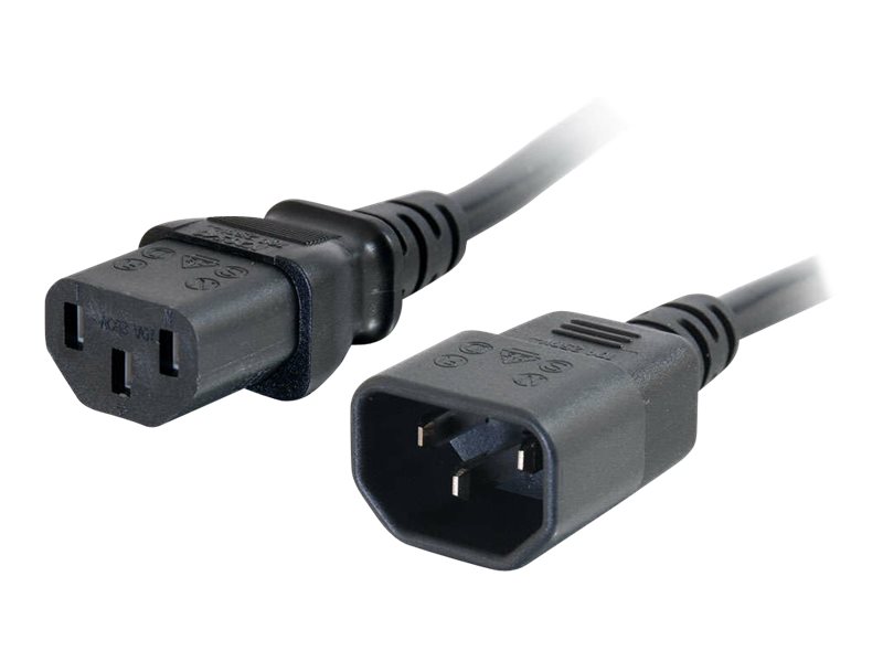 C2G Computer Power Cord Extension - Spannungsversorgungs-Verlängerungskabel, Ansicht 2
