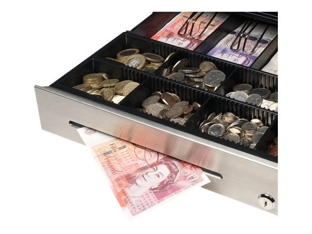 Safescan HD-4141S - Cash Drawer - Schwarz, Silber, Ansicht 5