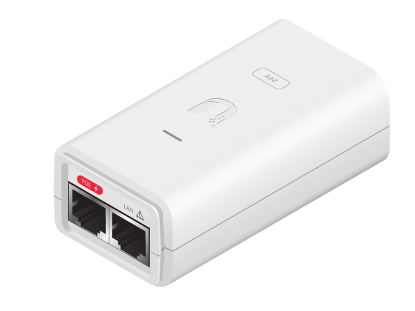 UbiQuiti Networks POE-24-12W-G-WH - Power Injector, Ansicht 2