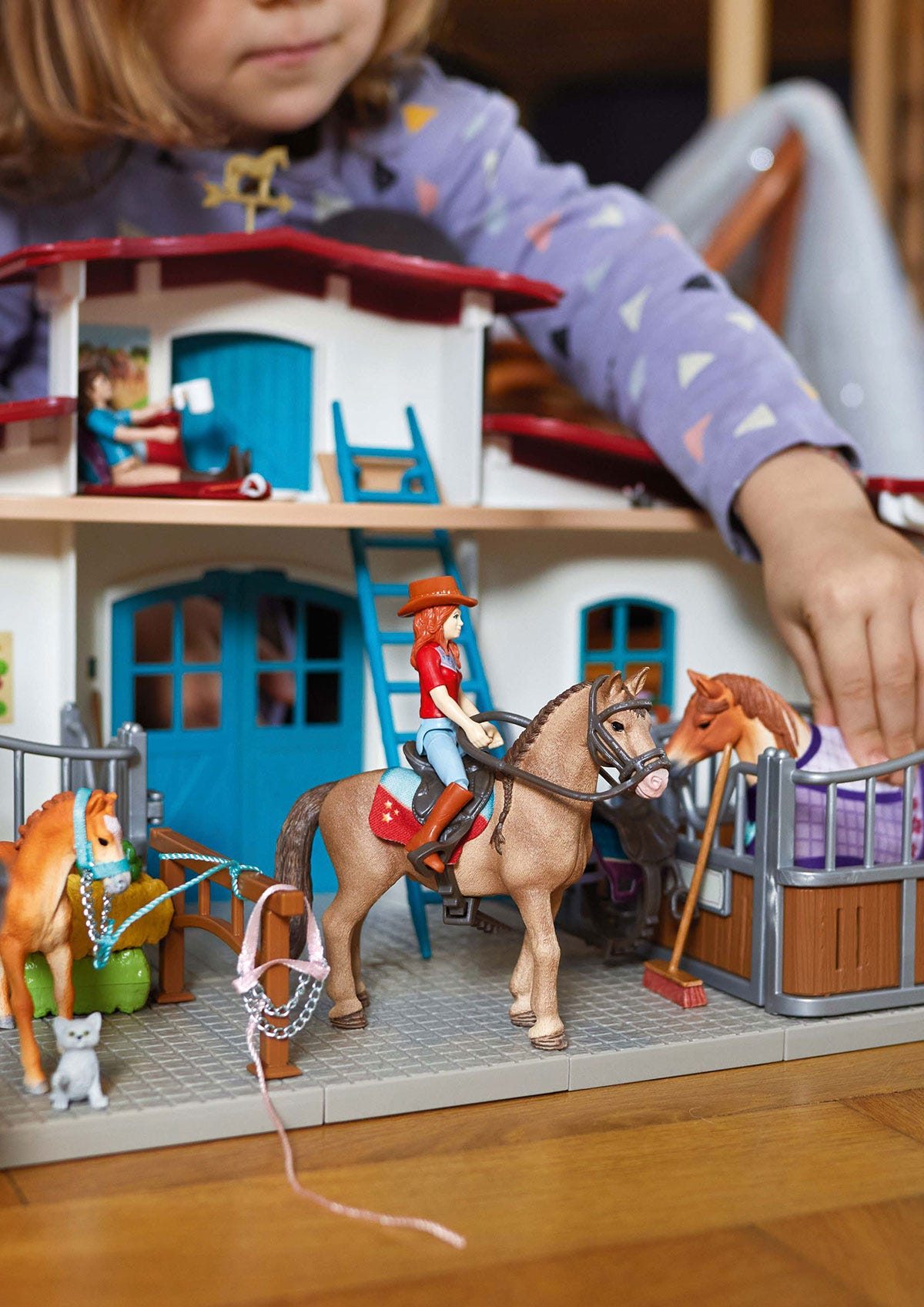 Schleich HORSE CLUB 42567 - Bauernhof - Horse Stable - Horses - 5 Jahr(e) - Mehrfarbig - Kunststoff, Ansicht 2