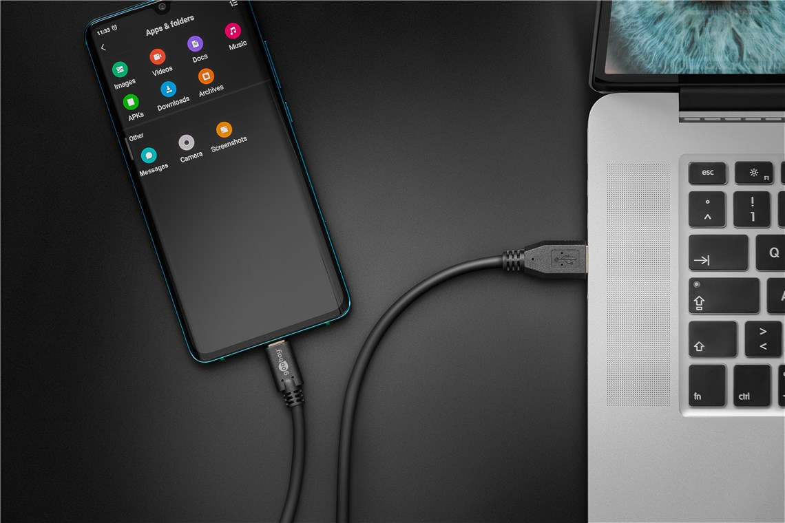 Goobay - USB-Kabel - USB-C (S) bis USB Typ A (M), Ansicht 3