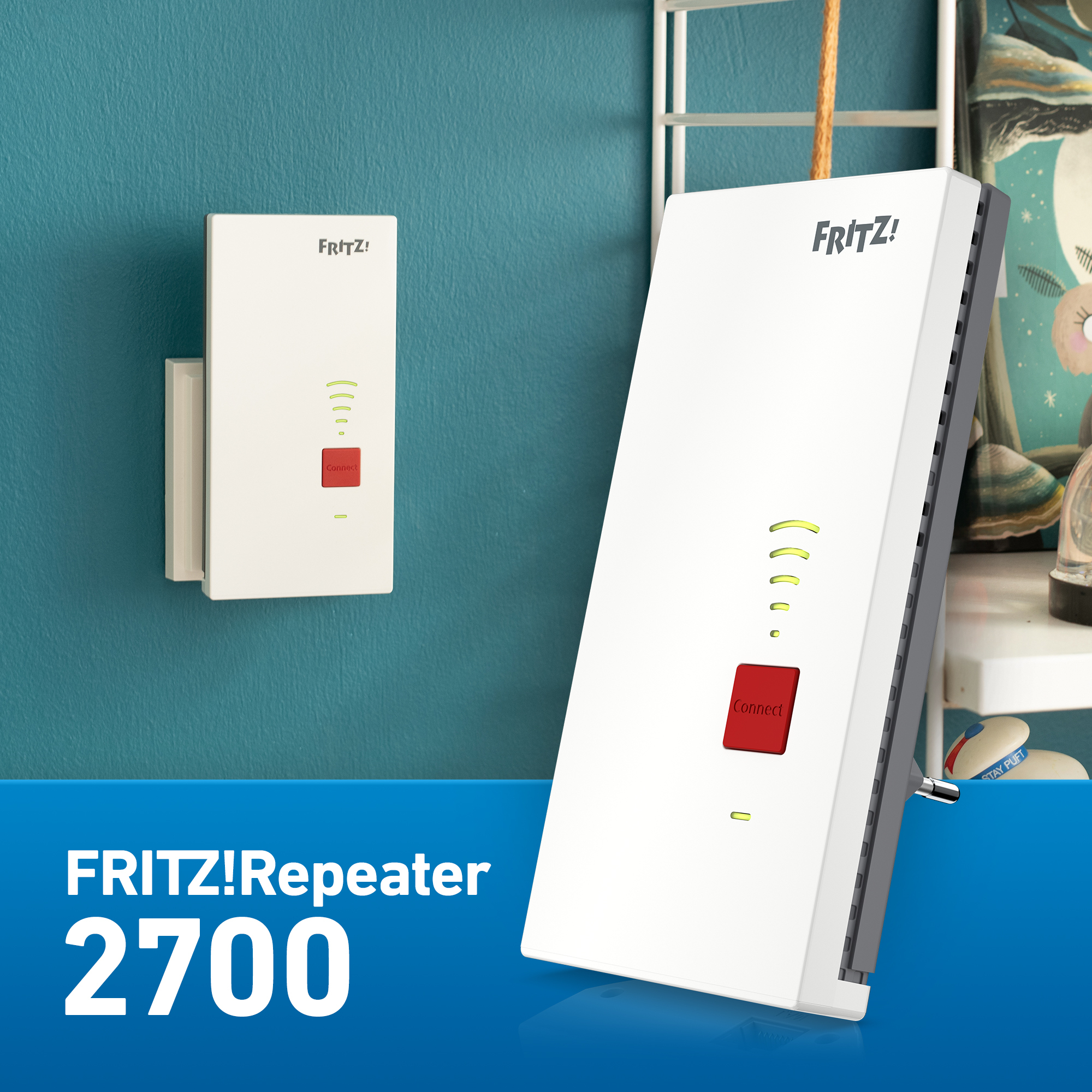 FRITZ! Repeater 2700 Wi-Fi 7 - Repeater - WLAN, Ansicht 4