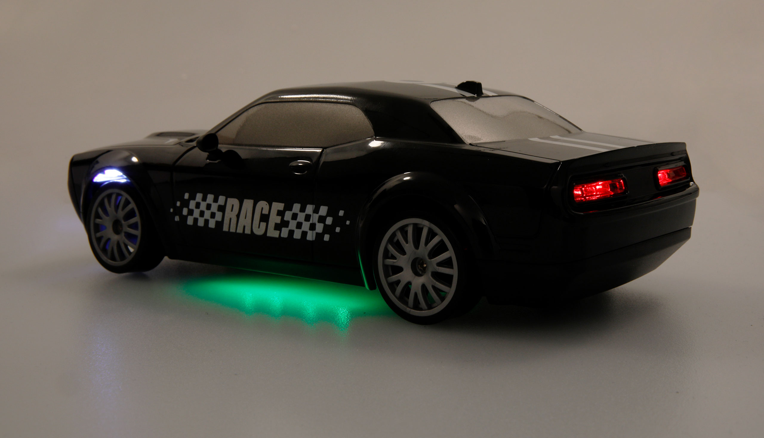 Amewi Drift Muscle Car 4WD 1 20 RTR schwarz Mit Unterbodenbe, Ansicht 2