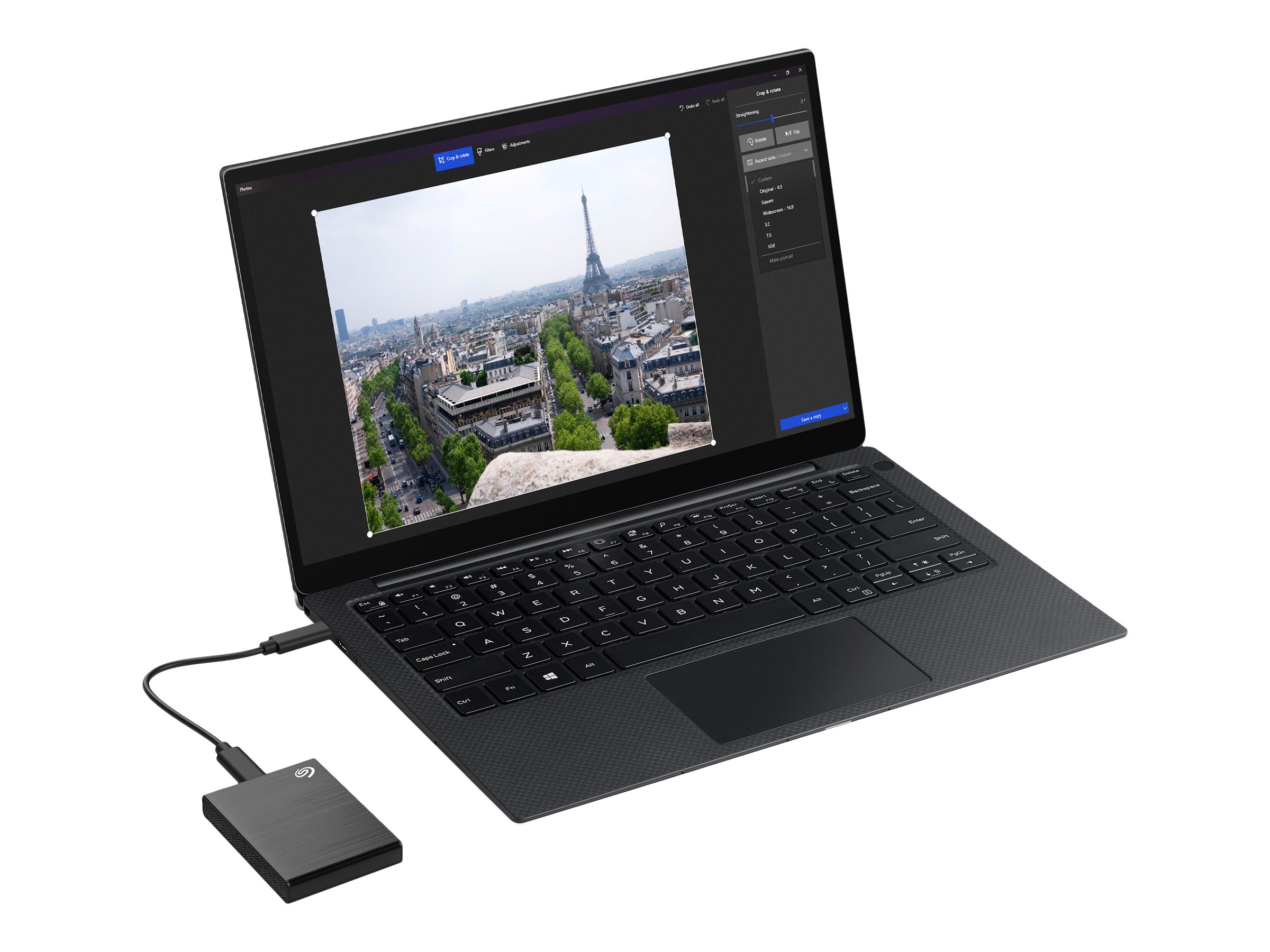 Seagate One Touch SSD STKG1000400 - SSD - 1 TB - extern (tragbar), Ansicht 5