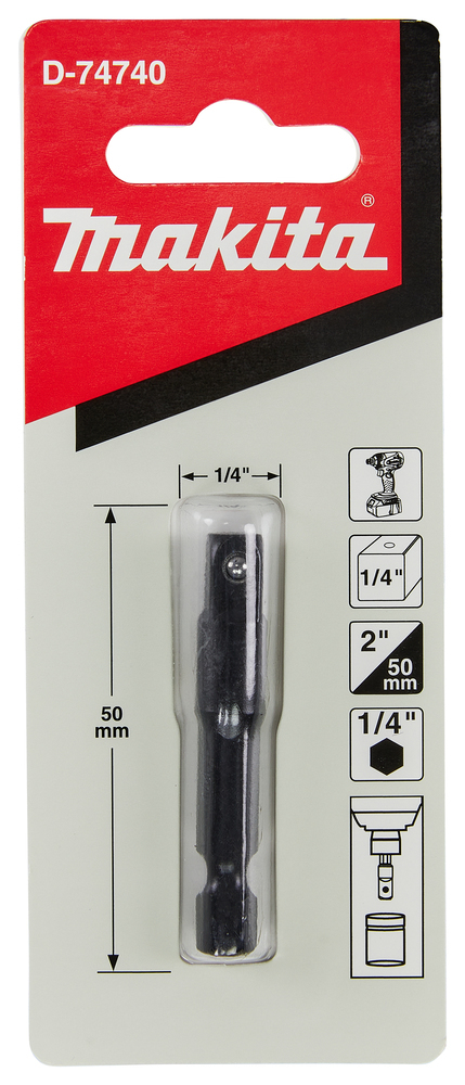 Makita Buchsen-Adapter - 1/4" - square - Inbus, Ansicht 2