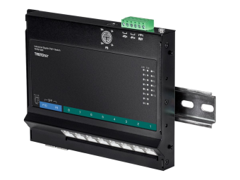TRENDnet TI-PG102F - Industrial - Switch - 8 x 101001000 (PoE+)