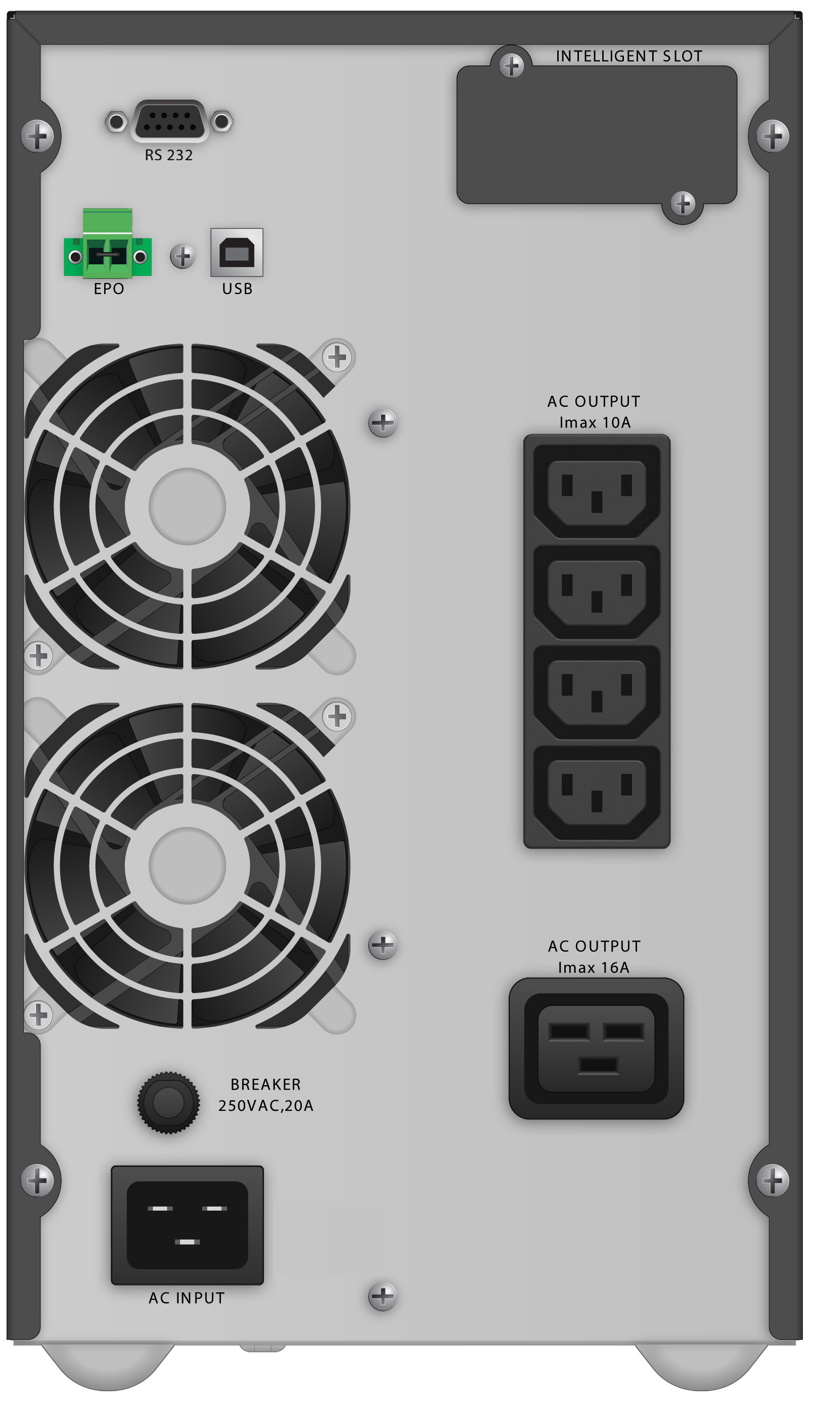 BlueWalker PowerWalker VFI 3000 TG - USV - 2700 Watt - 3000 VA 9 Ah, Ansicht 2