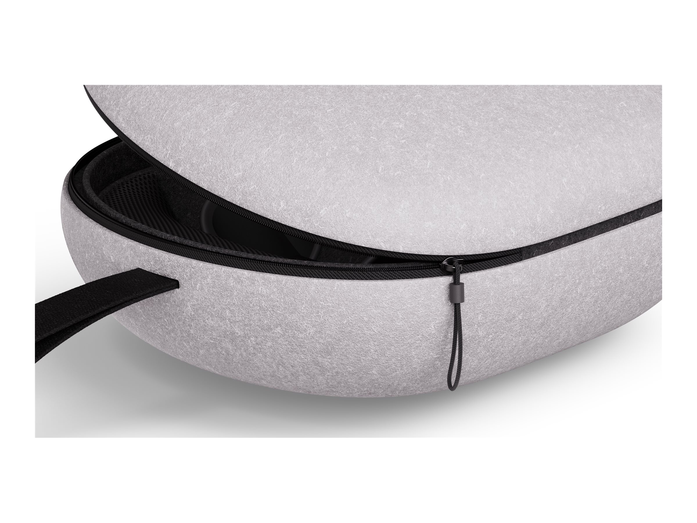 META Compact - Hartschalentasche für Virtual Reality Headset - recyceltes Filz, Thermoplastisches Polyurethan (TPU), Ansicht 4
