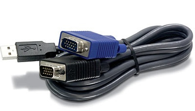 TRENDnet TK CU10 - Tastatur- / Video- / Maus- (KVM-), Ansicht 2