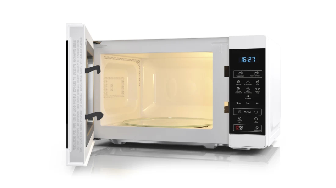 Sharp YC-MS02E-W microwave Countertop Solo 20 L 800 W Black White, Ansicht 4