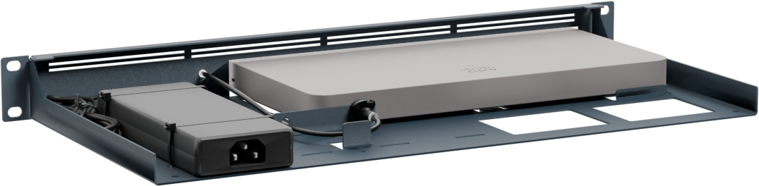 Rackmount.IT RM-CI-T24 - Montagesatz für Netzwerkgeräte - Rack montierbar - cisco metallisch blau - 1U - 48.3 cm (19), Ansicht 4
