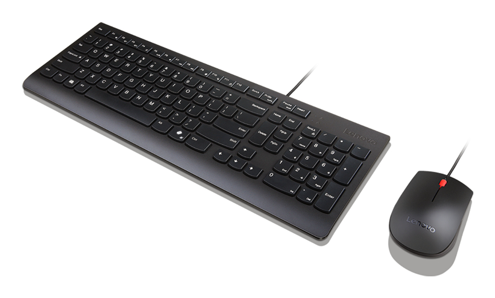 Lenovo Essential Wired Combo - Tastatur-und-Maus-Set - TL: Nordisch, QWERTY, Ansicht 2