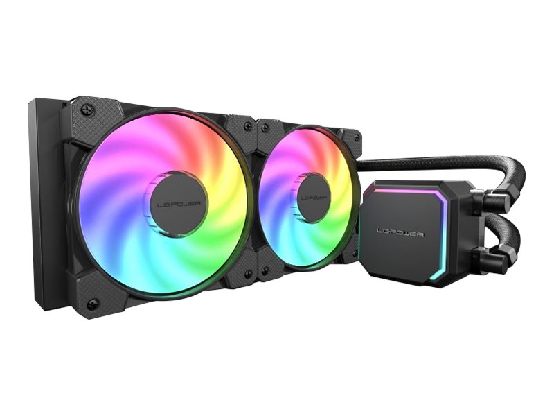 LC-Power JetFlow - Prozessor-Flüssigkeitskühlsystem - Kühlergröße: 240 mm - (für: LGA1150, LGA1151, LGA1155, LGA1156, LGA1200, LGA1366, LGA1700, LGA2011, LGA2011-3, LGA2066, FM1, FM2, Buchse FM3, AM2, AM3, AM4, AM5)