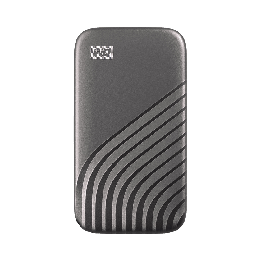 WD My Passport SSD WDBAGF0020BGY - SSD - verschlüsselt - 2 TB - extern (tragbar), Ansicht 2