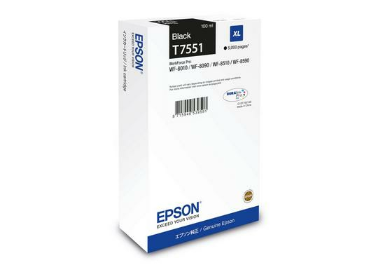 Epson Tinte schwarz 100.0ml WF Pro 8xxx''XL'' - Schwarz, Ansicht 2