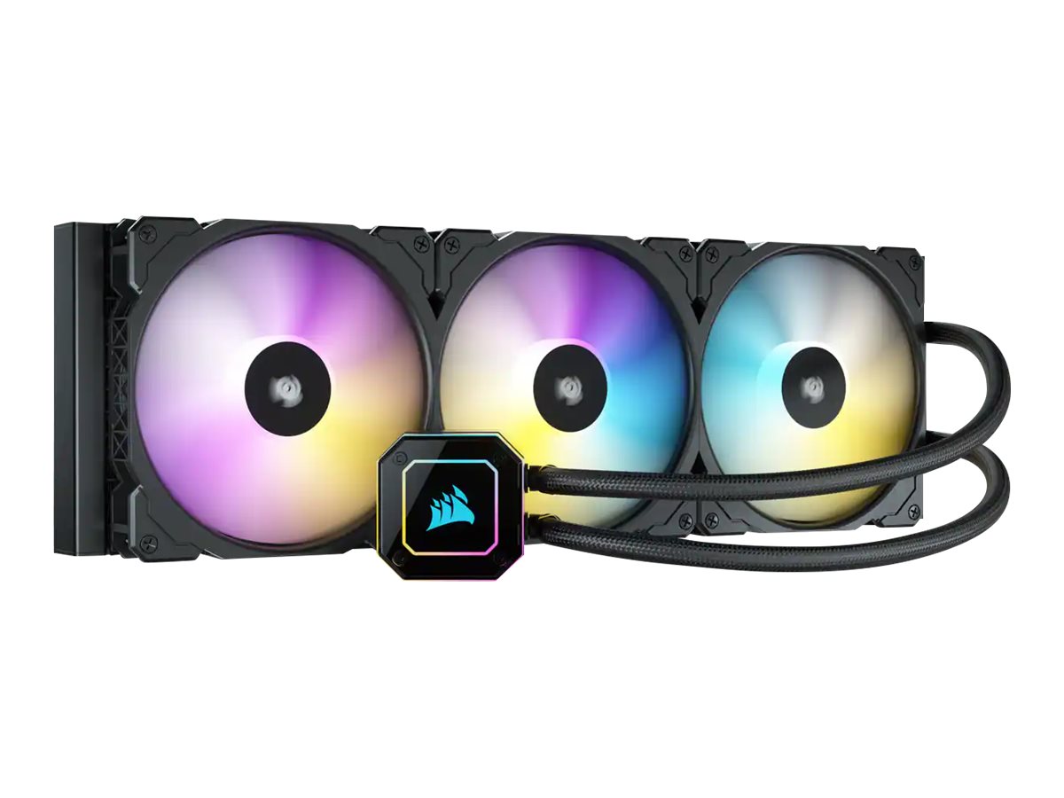 Corsair iCUE H170i ELITE CAPELLIX - Prozessor-Flüssigkeitskühlsystem - Kühlergröße: 420 mm - (für: LGA1200, LGA1150, LGA1151, LGA1155, LGA1156, LGA2066, LGA2011, LGA2011-3, AM4, AM3, AM2, sTR4, sTRX4)