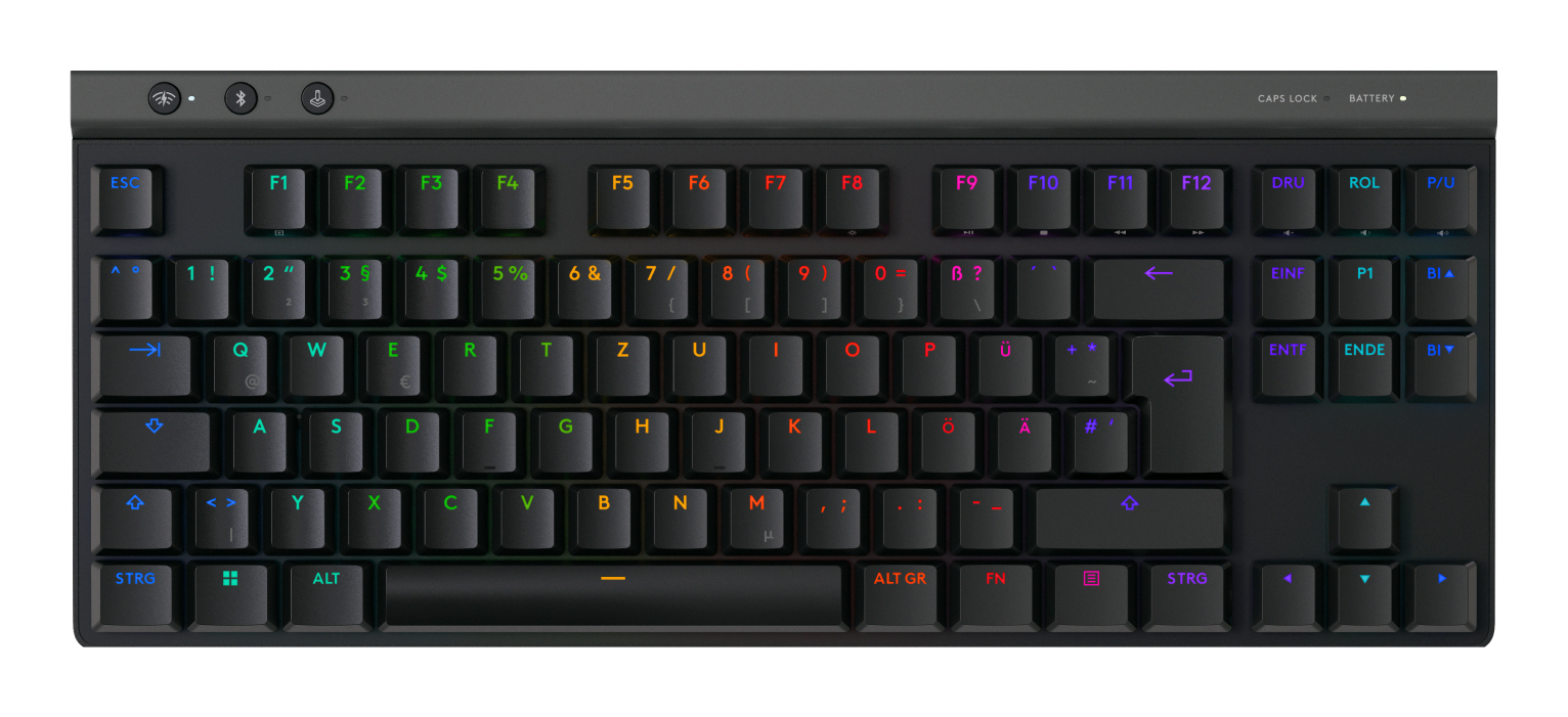 Logitech G G515 - Tastatur - LIGHTSPEED - TKL - TL: Deutsch, QWERTZ, Ansicht 2