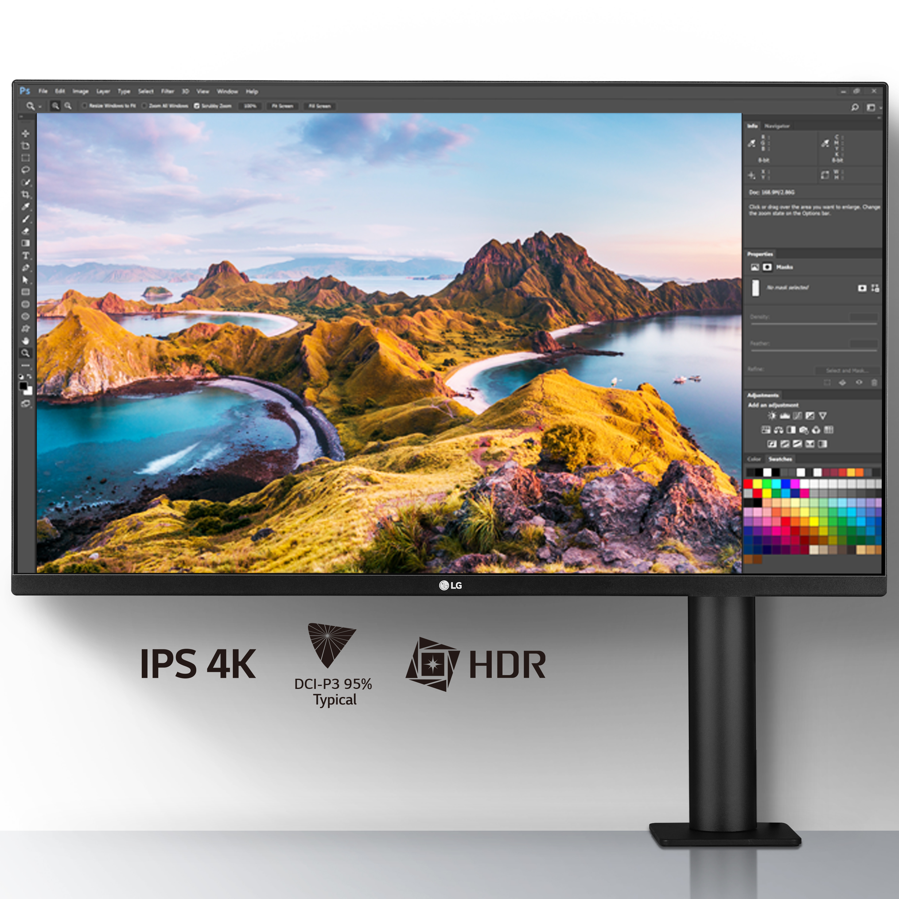 LG UltraFine Ergo 32UN880K-B - LED-Monitor - 81.3 cm (32), Ansicht 2