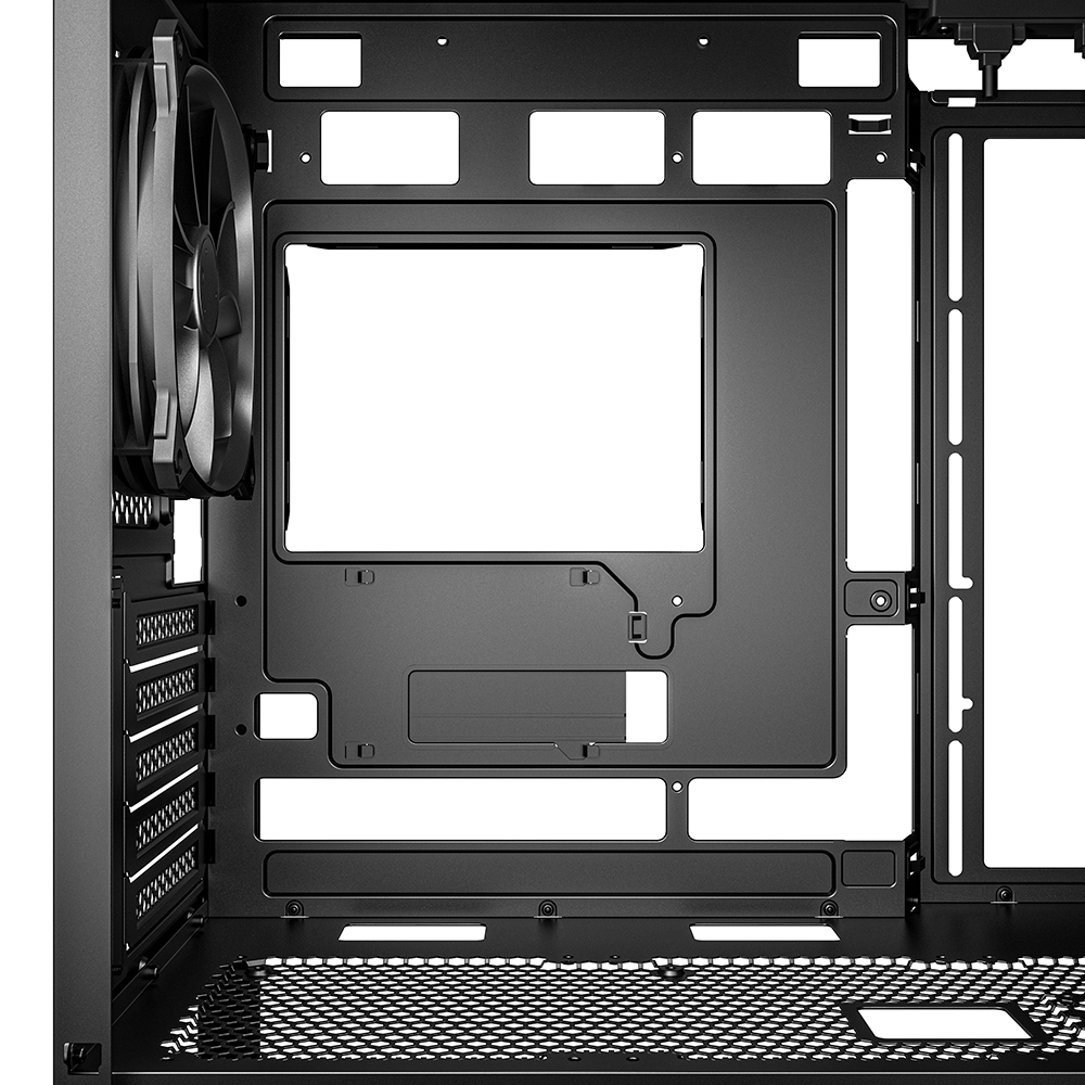 Sharkoon Gehäuse MK3 Micro-ATX 1x Metall schwarz - Tower - ATX, Ansicht 2