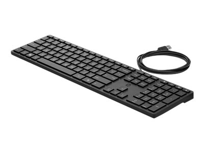 HP Desktop 320K - Tastatur - 3-Zonen-Layout flache Tastenreise