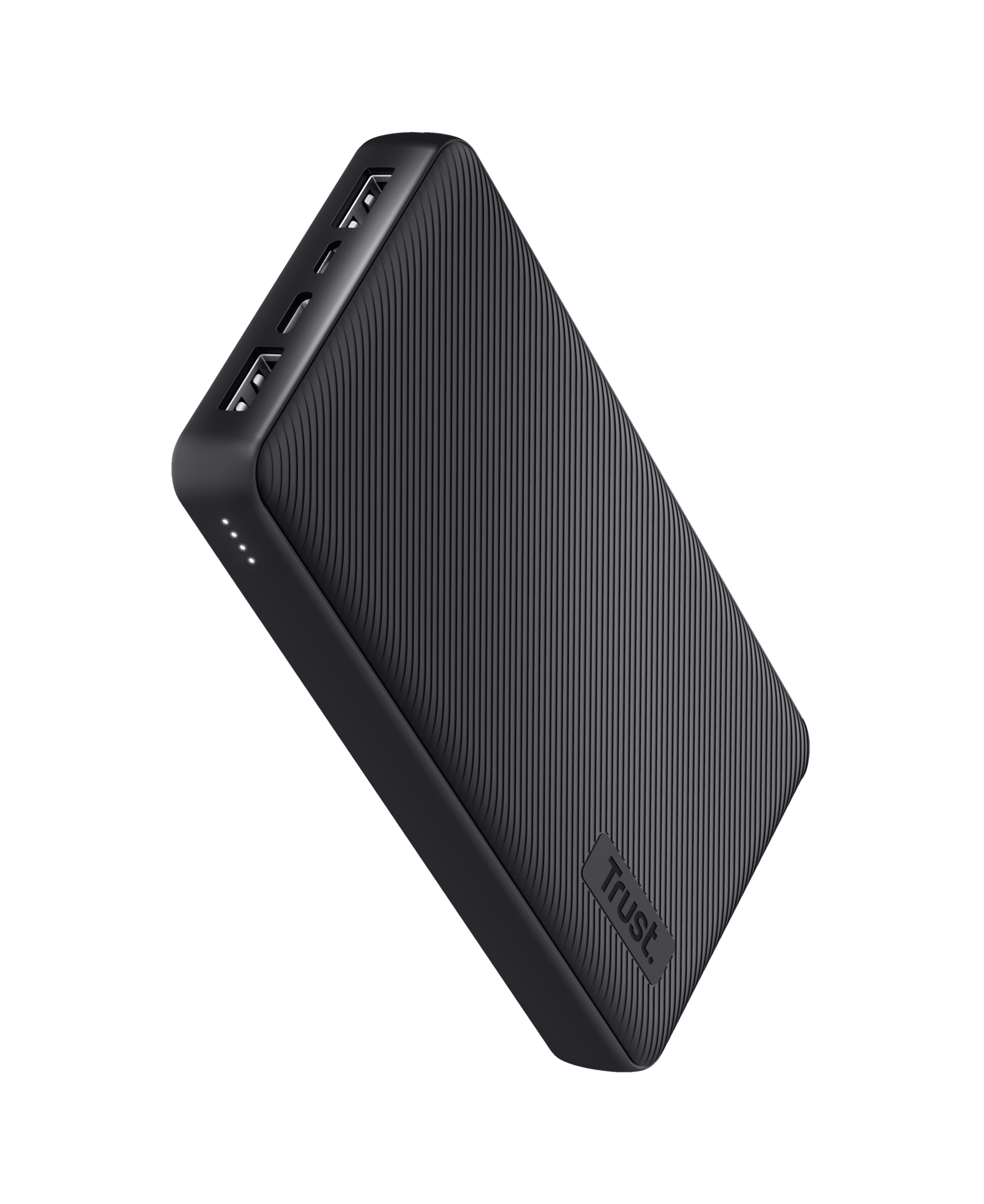 Trust Primo - Powerbank - 20000 mAh - 74 Wh - 15 Watt - 3 A - Fast Charge - 3 Ausgabeanschlussstellen (2 x USB, USB-C), Ansicht 2