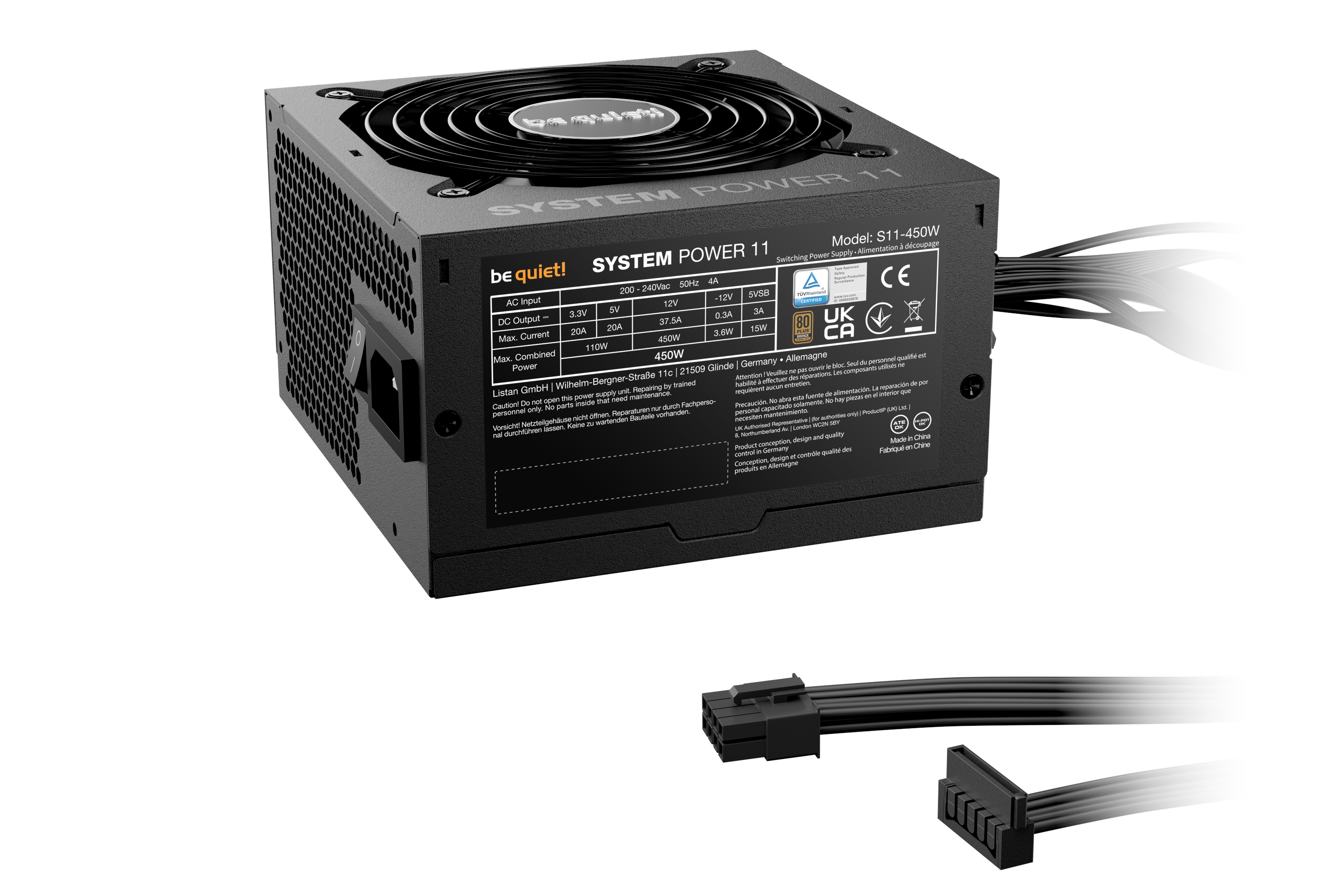 Be Quiet! Netzteil System Power 11 - PC-/Server Netzteil - ATX, Ansicht 2