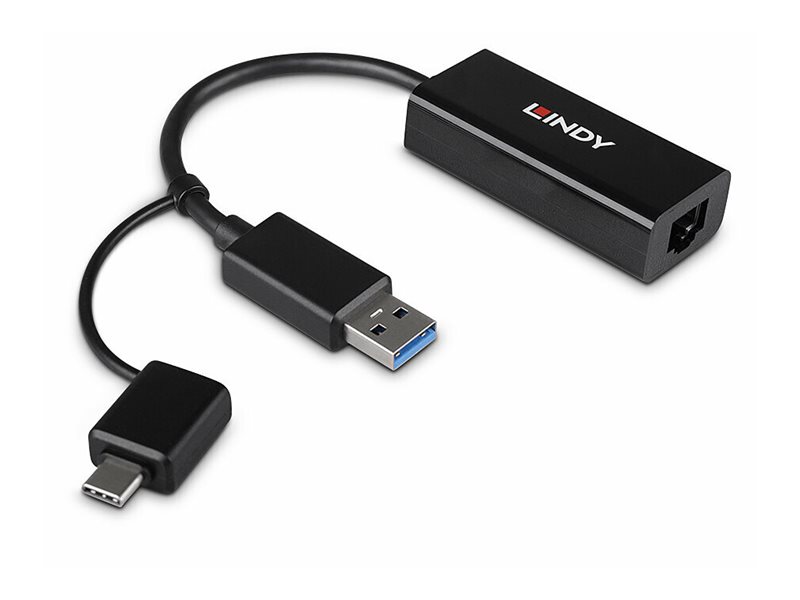 Lindy USB 3.2 Gen 1 Gigabit Ethernet Converter - 1.000 Mbps - Ethernet, Ansicht 4