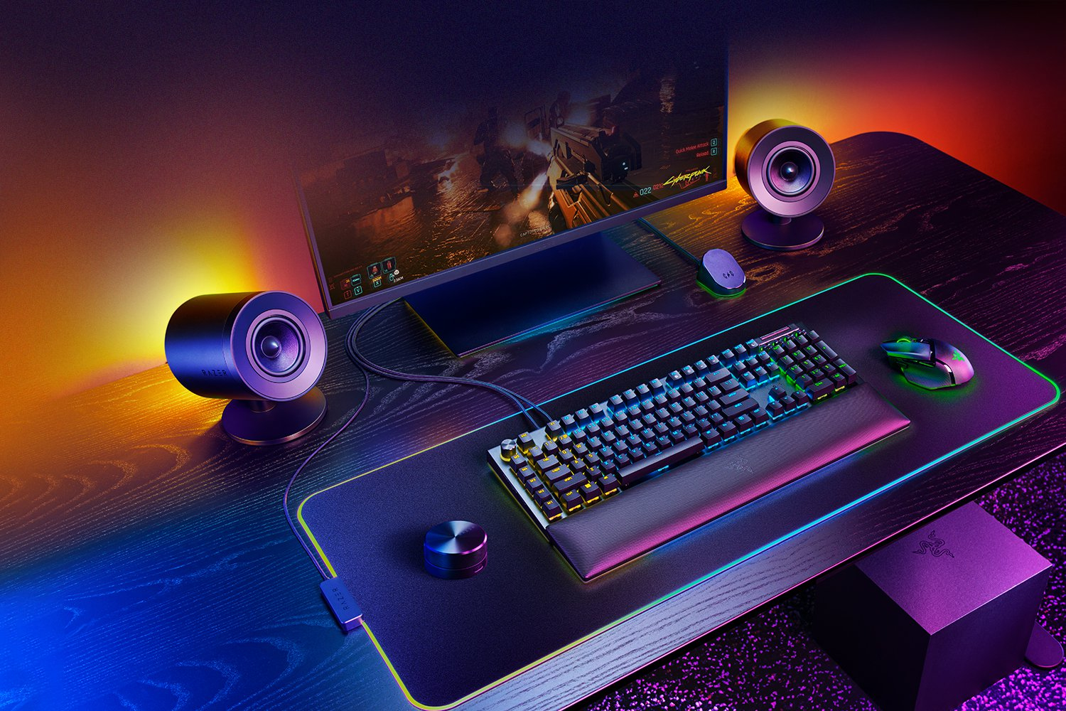 Razer Nommo V2 Pro - Lautsprechersystem - für PC, Ansicht 2