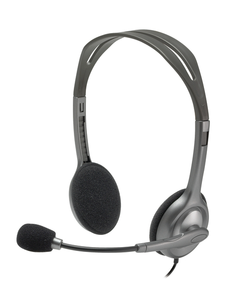 Logitech Stereo H111 Kabling Headset Sort