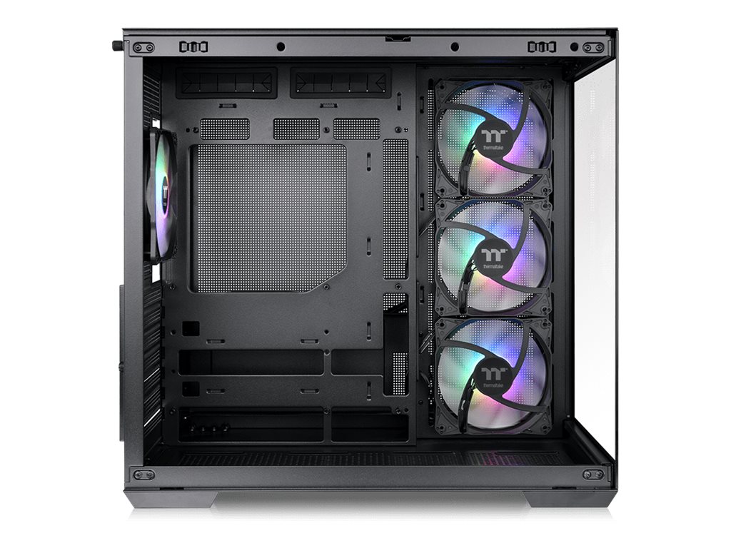 Thermaltake View 380 TG ARGB - Mid tower - ATX - Seitenteil mit Fenster (gehärtetes Glas), Ansicht 3