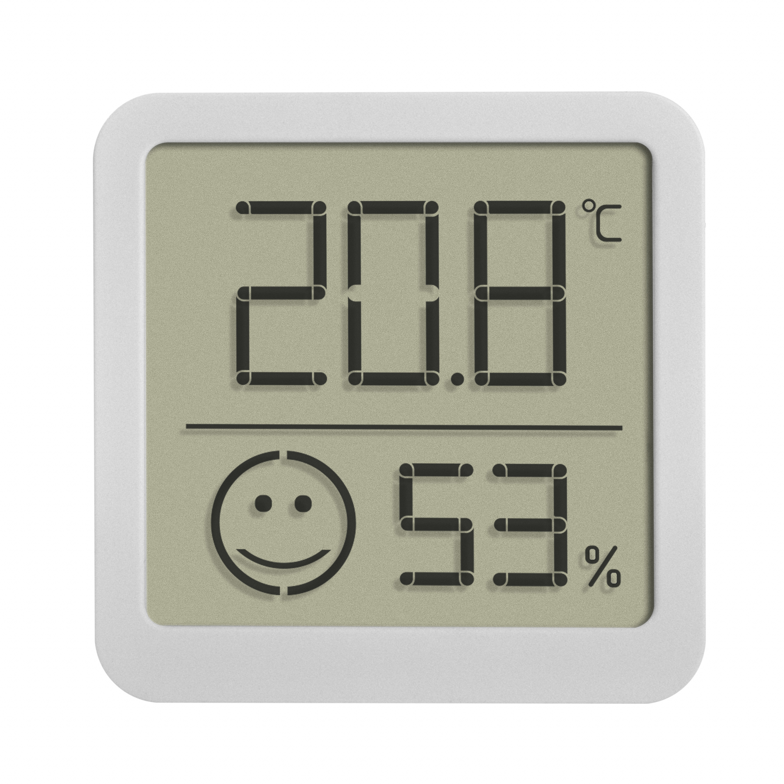 TFA 30.5053.02 - Elektronisches Umgebungsthermometer - Drinnen/Draußen - Digital - Silber - Weiß - Kunststoff - Wand, Ansicht 2