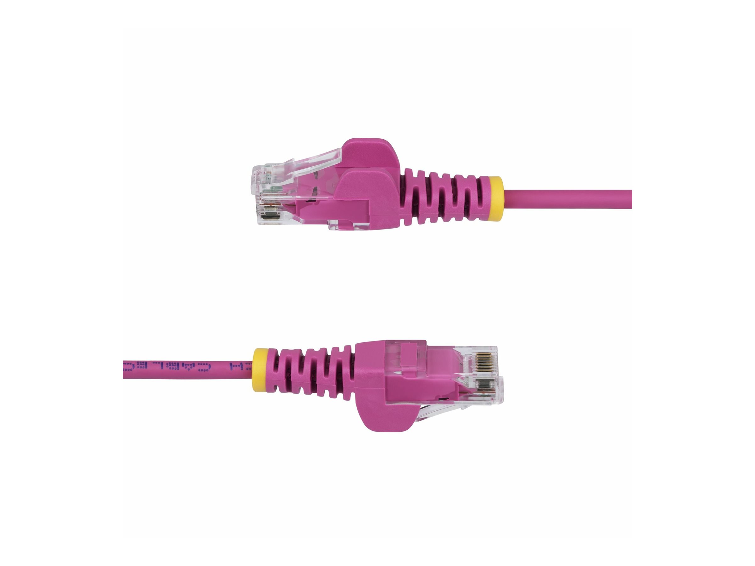 StarTech.com 15m Pink Slim CAT6 Ethernet Cable, Snagless, 28AWG, LSZH - Patch-Kabel - RJ-45 (M), Ansicht 4