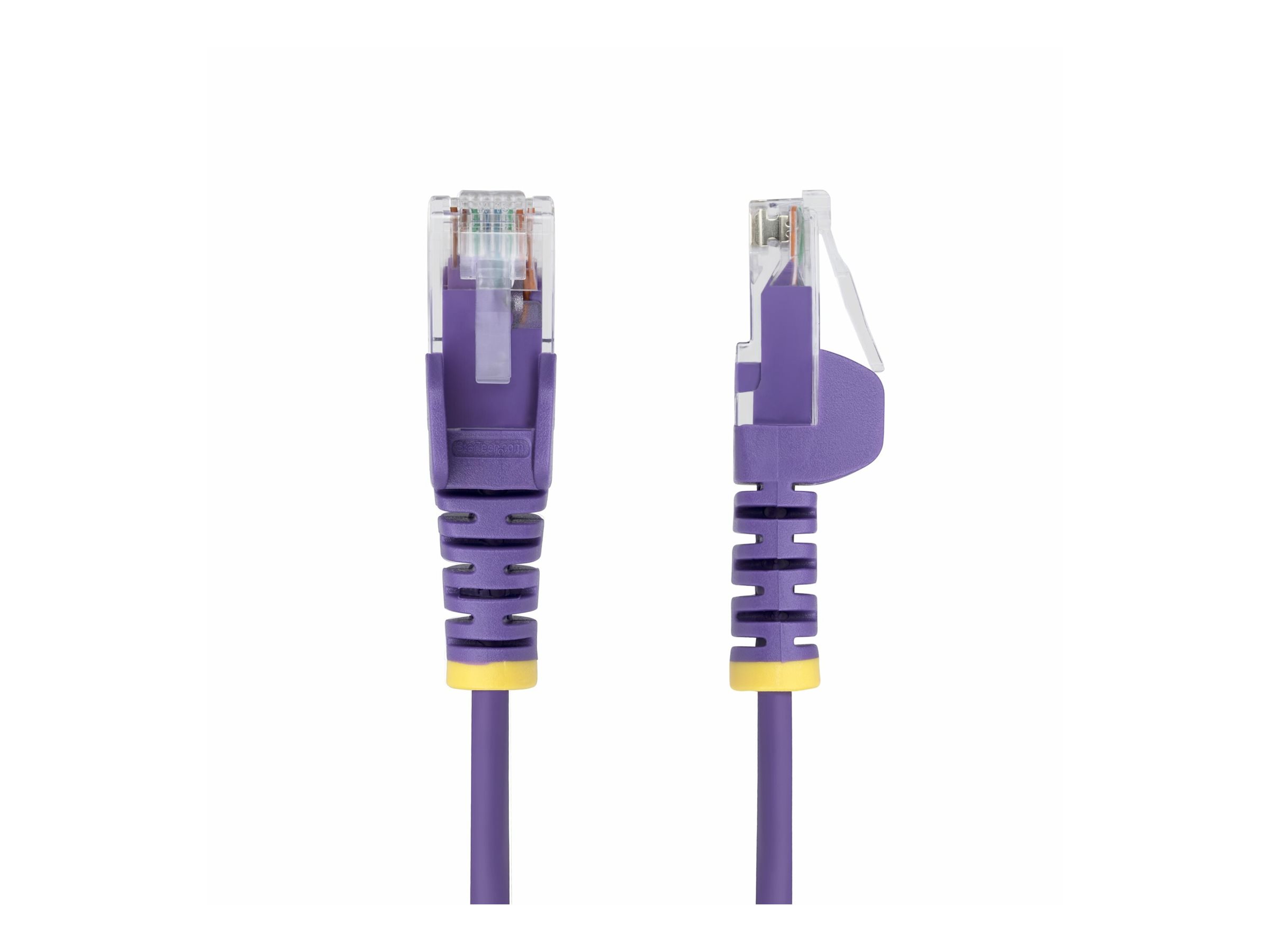 StarTech.com 50cm Purple Slim CAT6 Ethernet Cable, Snagless, 28AWG, LSZH - Patch-Kabel - RJ-45 (M), Ansicht 3