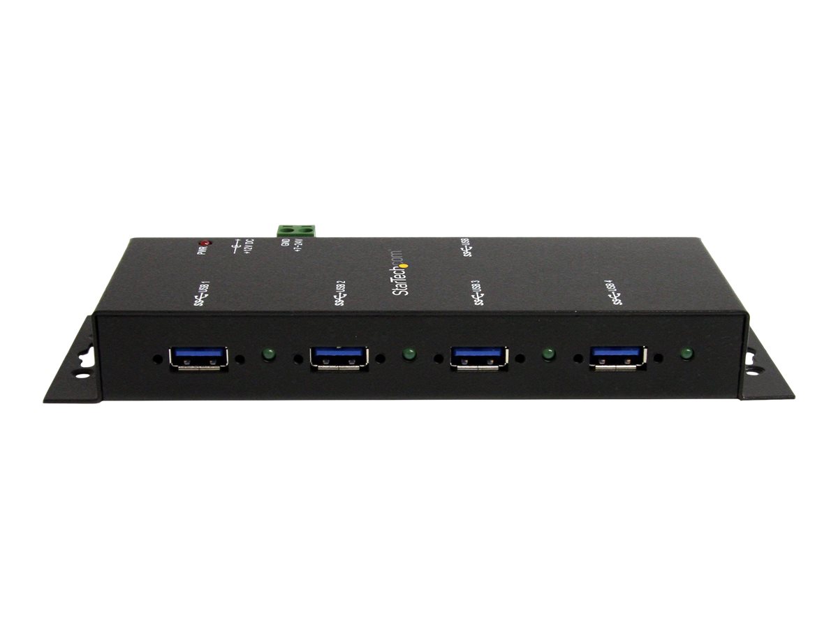 StarTech.com Montierbarer 4 Port Industrieller USB 3.0 SuperSpeed Hub inkl. Netzteil, Ansicht 3