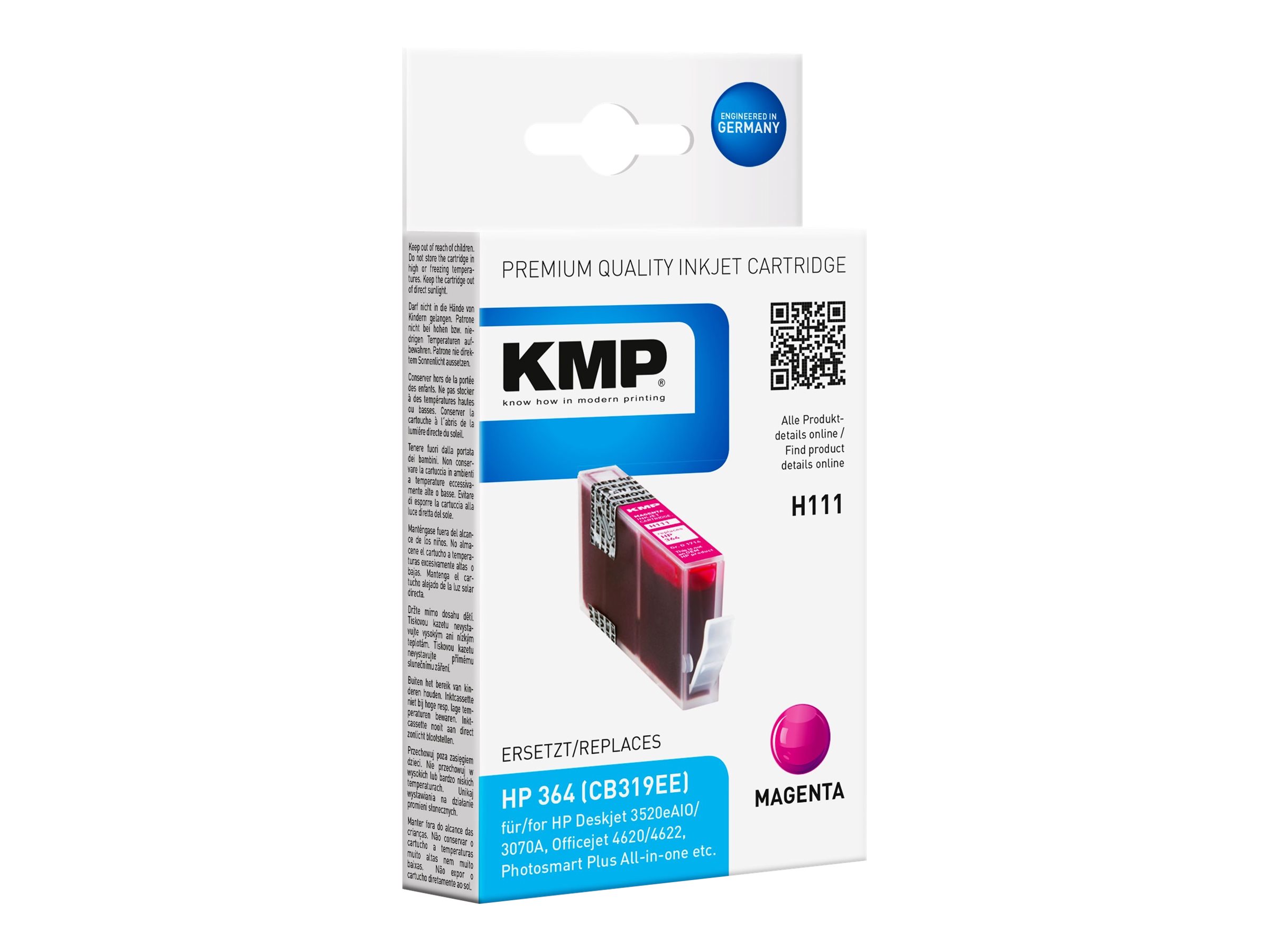 KMP H111 - 8 ml - Magenta - kompatibel -
