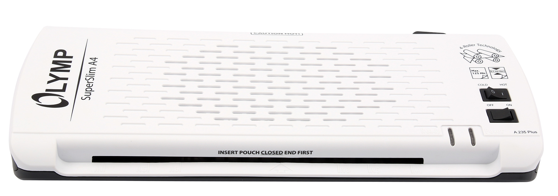 Olympia A 235 PLUS - 23,5 cm - Kalt-/Warmlaminator - 380 mm/min - 80 µm - 125 µm - 5 min, Ansicht 3
