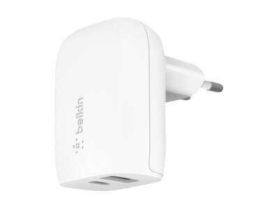 Belkin BoostCharge - Netzteil - 37 Watt - PD 3.0 - 2 Ausgabeanschlussstellen (USB, 24 pin USB-C), Ansicht 4
