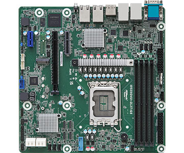 ASRock Rack W680D4U-2L2T/G5 - Motherboard - micro ATX - LGA1700-Sockel - W680 Chipsatz, Ansicht 2