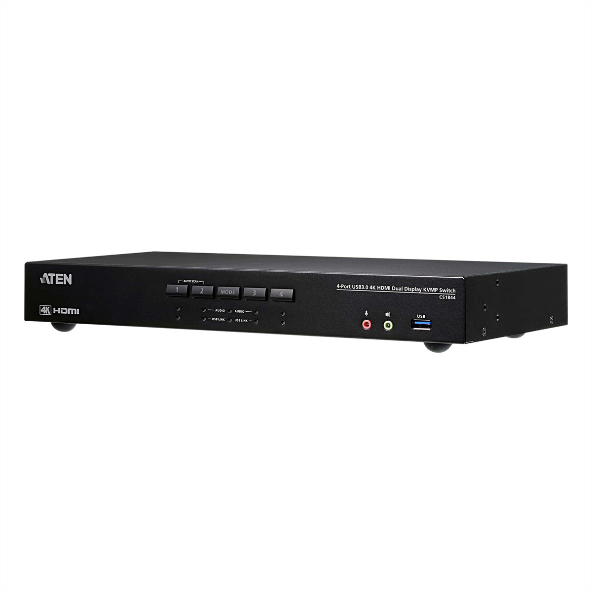 ATEN CS1844 - KVM Switch HDMI USB Audio - KVM-Umschalter - 4-Port