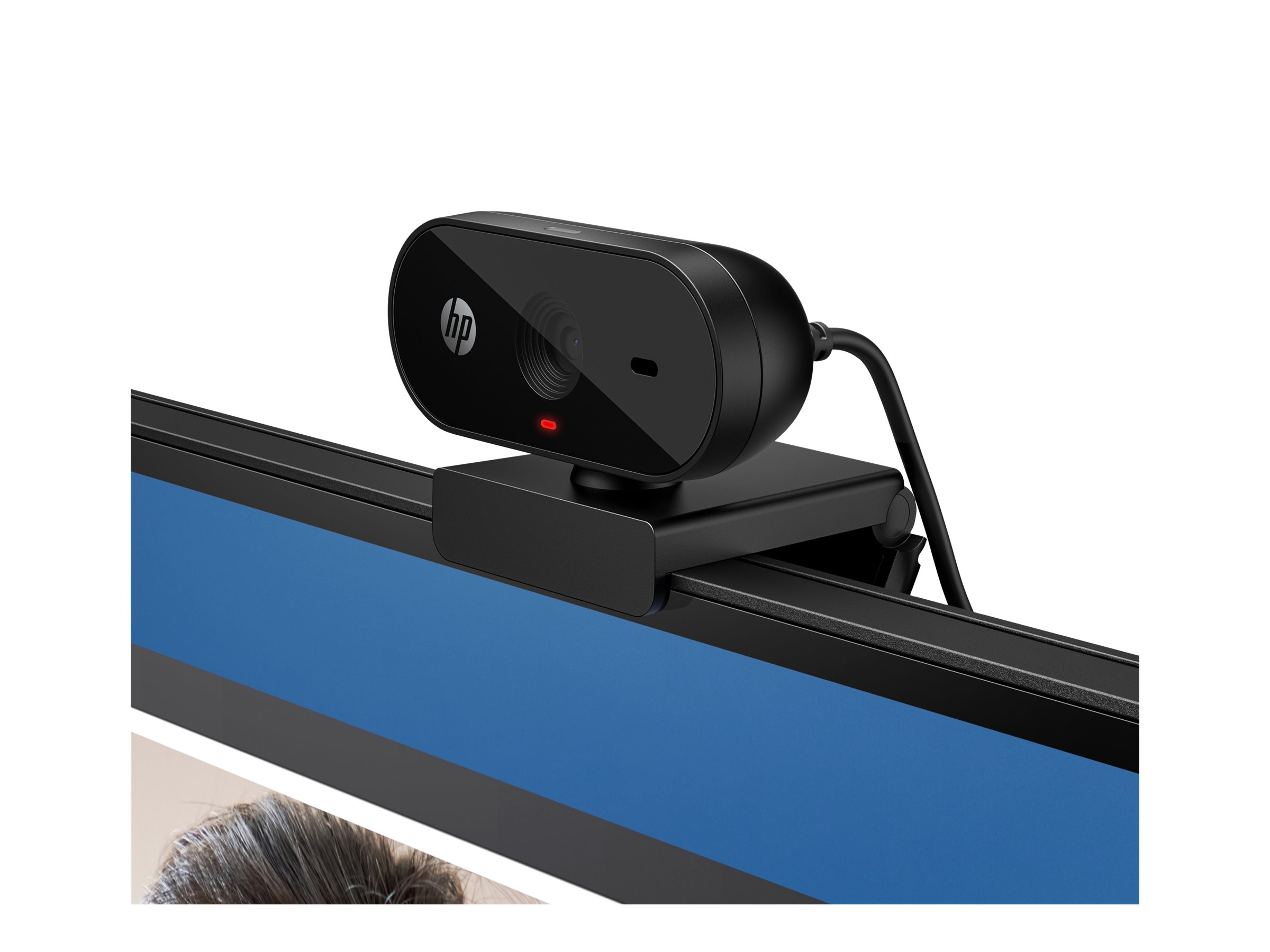 HP 320 - Webcam - Farbe - 1920 x 1080 - USB, Ansicht 3