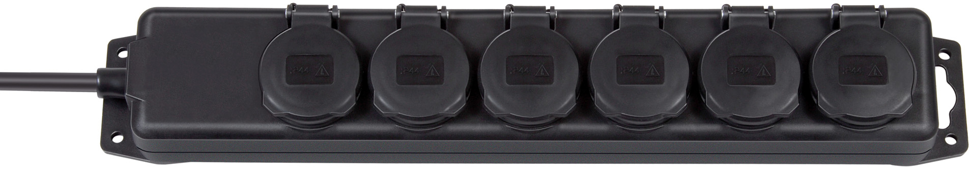 Brennenstuhl Extension socket IP44 6-way black 2m H07RN-F 3G1,5, Ansicht 3