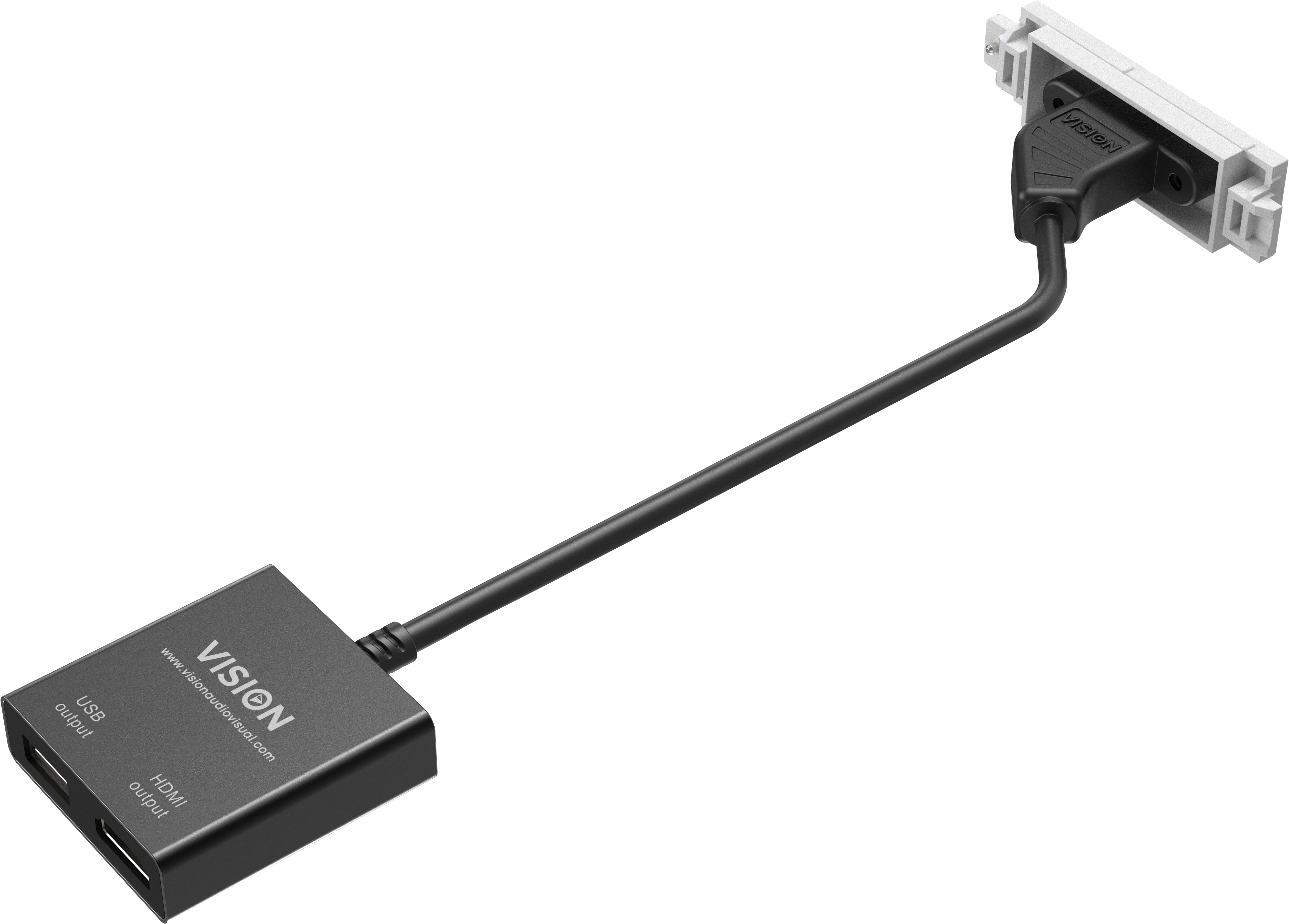 Vision TechConnect 3 - Modulares Faceplate-Kit mit Snap-ins und Kabeln, Ansicht 2