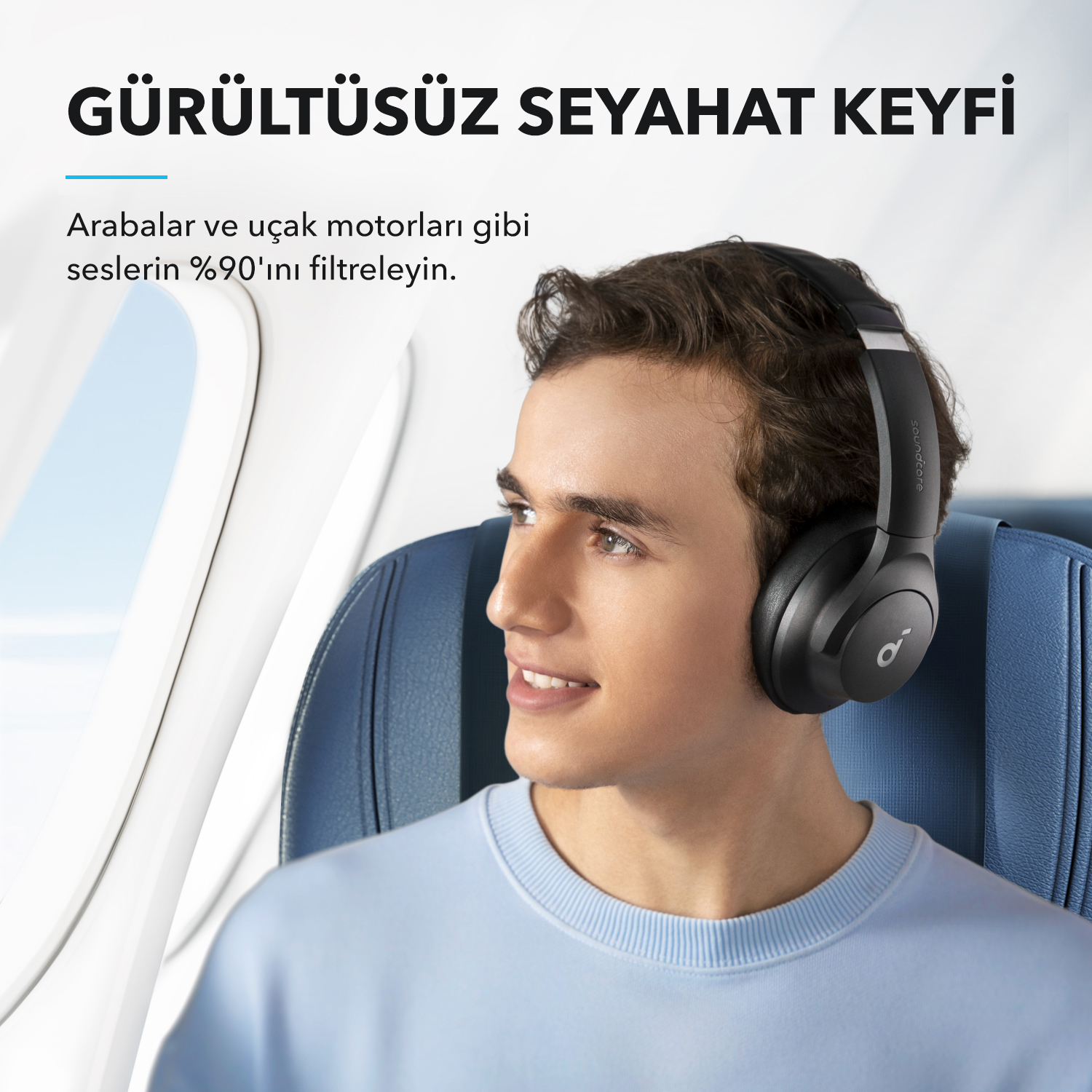 Anker Innovations Soundcore Q20i - Kopfhörer mit Mikrofon - ohrumschließend, Ansicht 4
