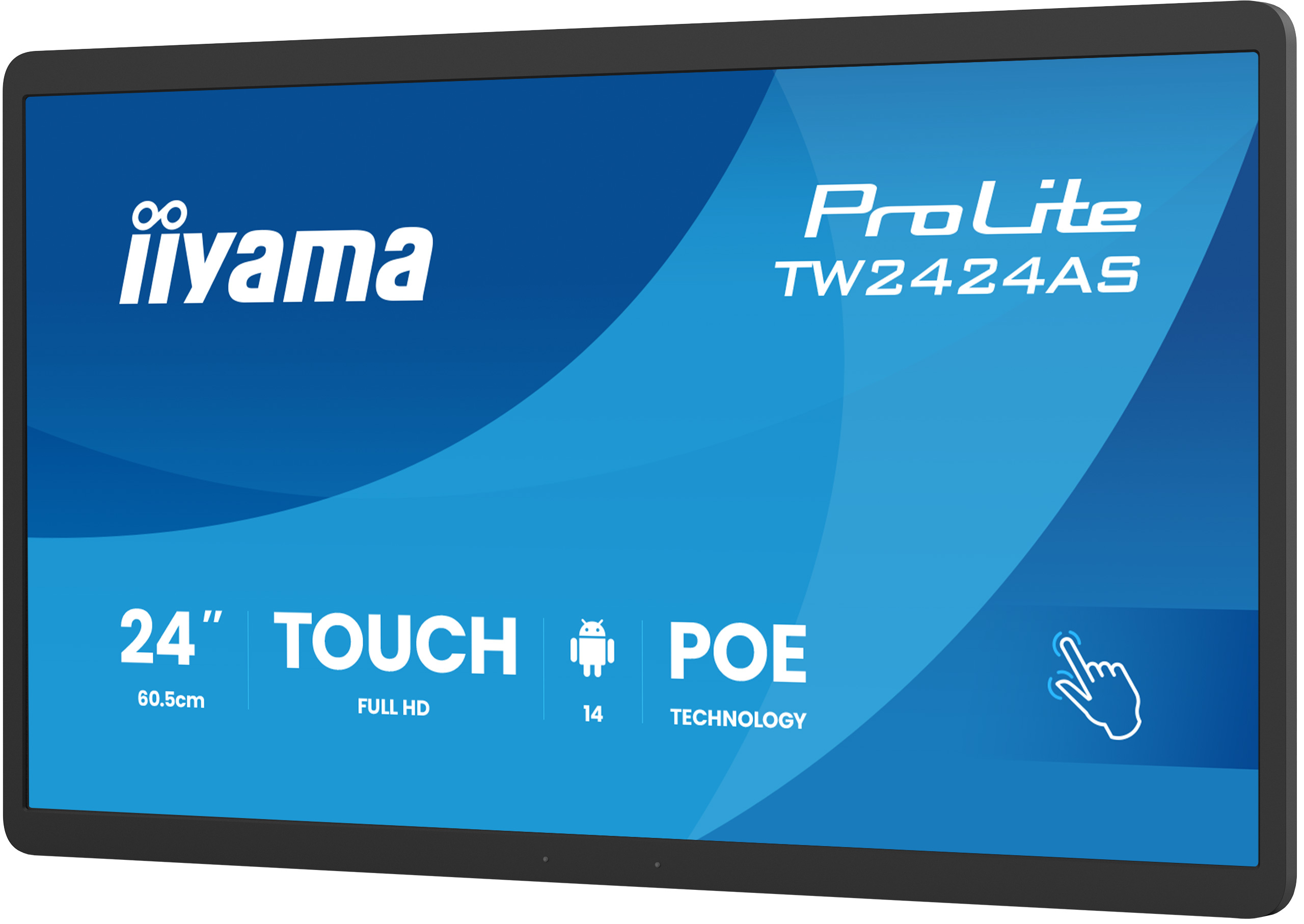 Iiyama TW2424AS-B3P 24 LCD Panel-PC Android OS Black - Flachbildschirm (TFT/LCD) - 60,5 cm, Ansicht 4