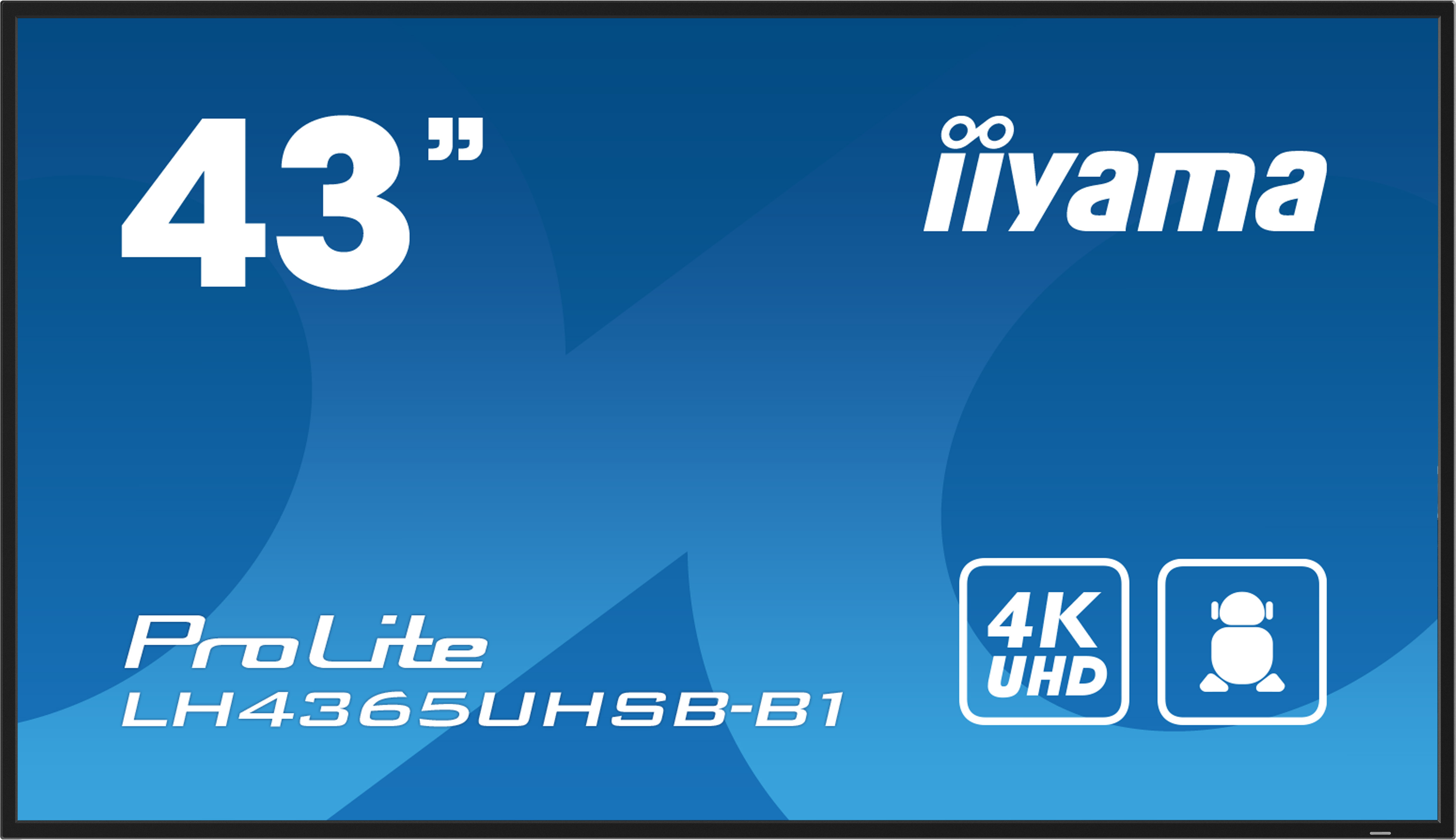 Iiyama ProLite LH4365UHSB-B1 - 109 cm (43) Diagonalklasse (108 cm (42.5), Ansicht 2