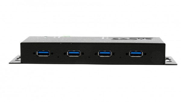 Exsys USB 3.2 Gen 1 HUB 4-Port extern inkl.Kabel und Netzteil, Ansicht 3